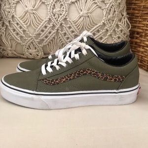 vans old skool womens leopard